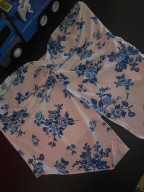 Blue Floral Top